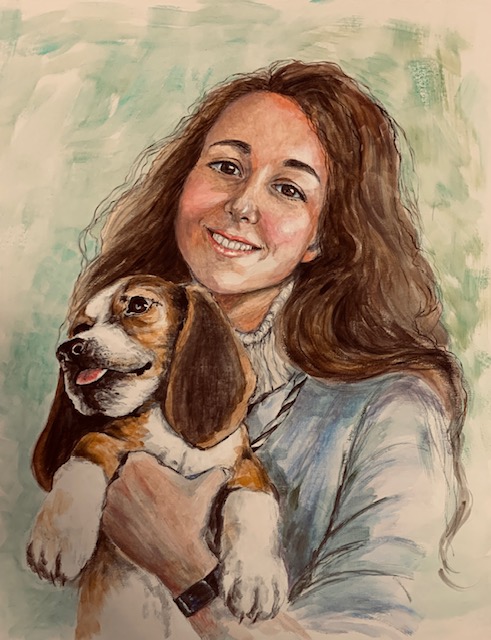 Daughter-in-law. 2025. Acrylic.