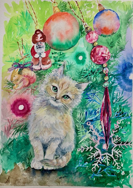 New Year’s kitten.2025