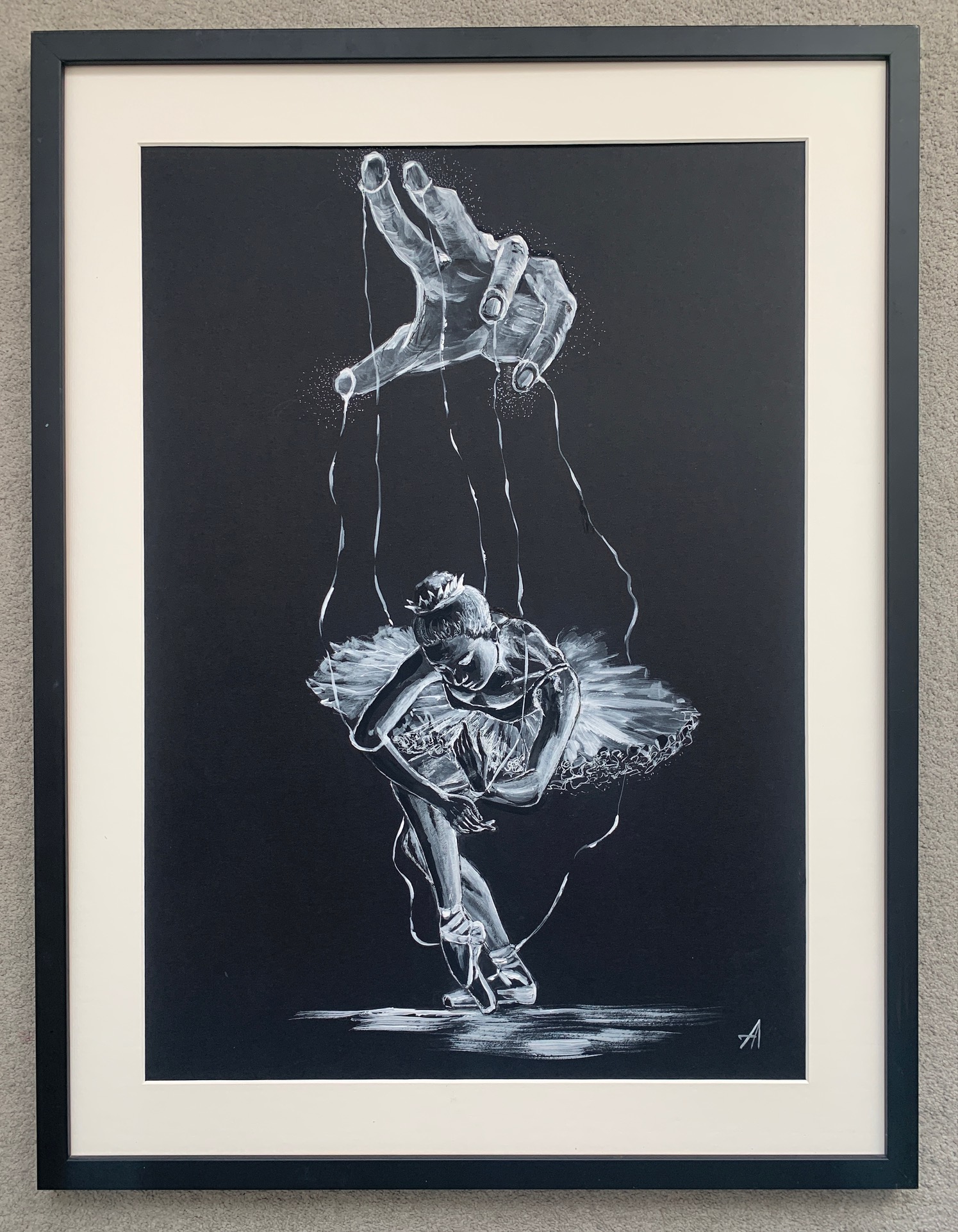 Puppets and Puppeteers.1.  Acrylic. 2026.