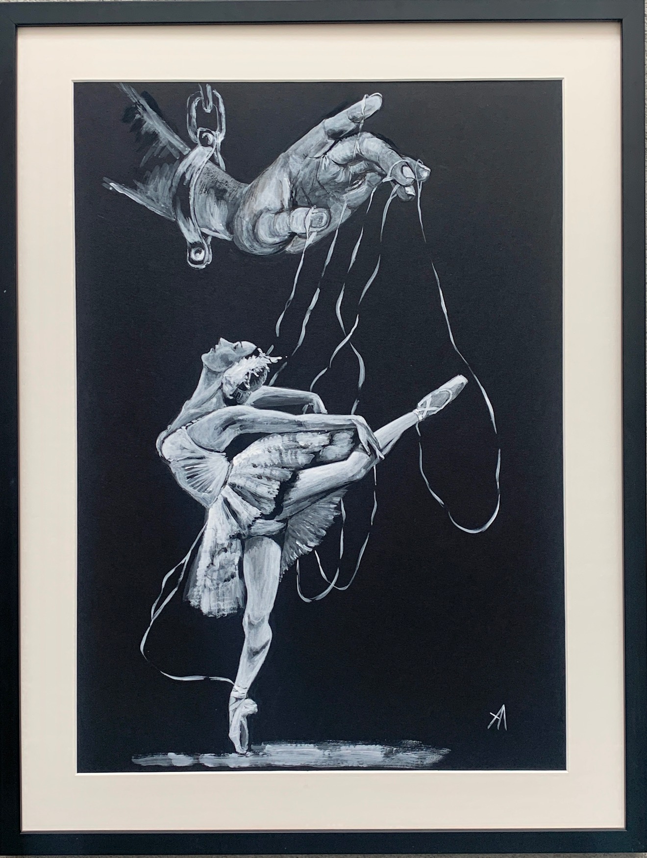 Puppets and Puppeteers.3. Acrylic. 2026.